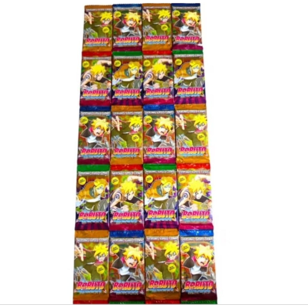12 Sachet Kartu Foil Boruto Naruto Next Generations Tranding Card Game