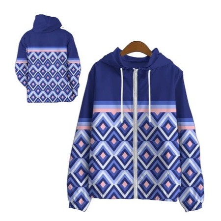 Jaket Parasut Wanita Printing Jumbo / jaket parasut Big Size / jaket parasut over size pria dan wani