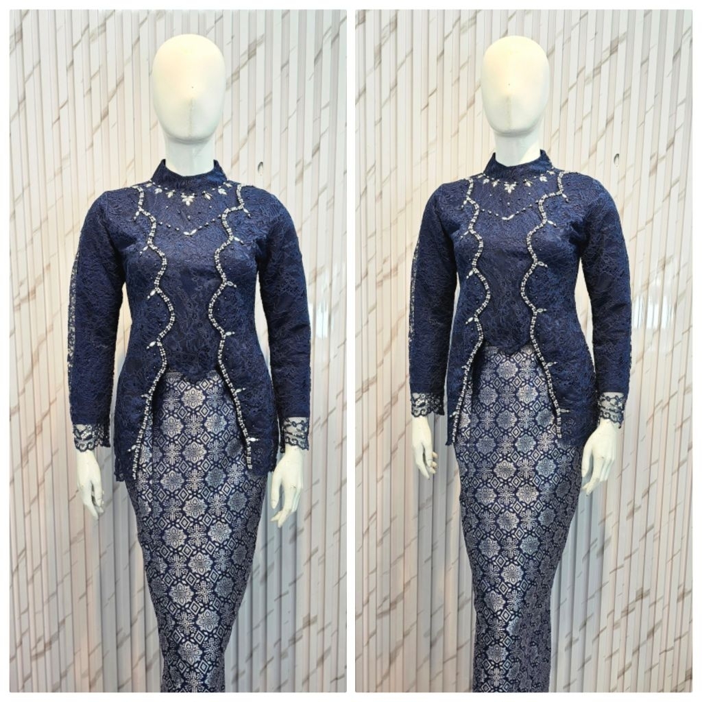 kebaya ayra brukat/ kebaya modren /kebaya ajc kebaya /  kekinian kebaya remaja / kebaya wisuda modre