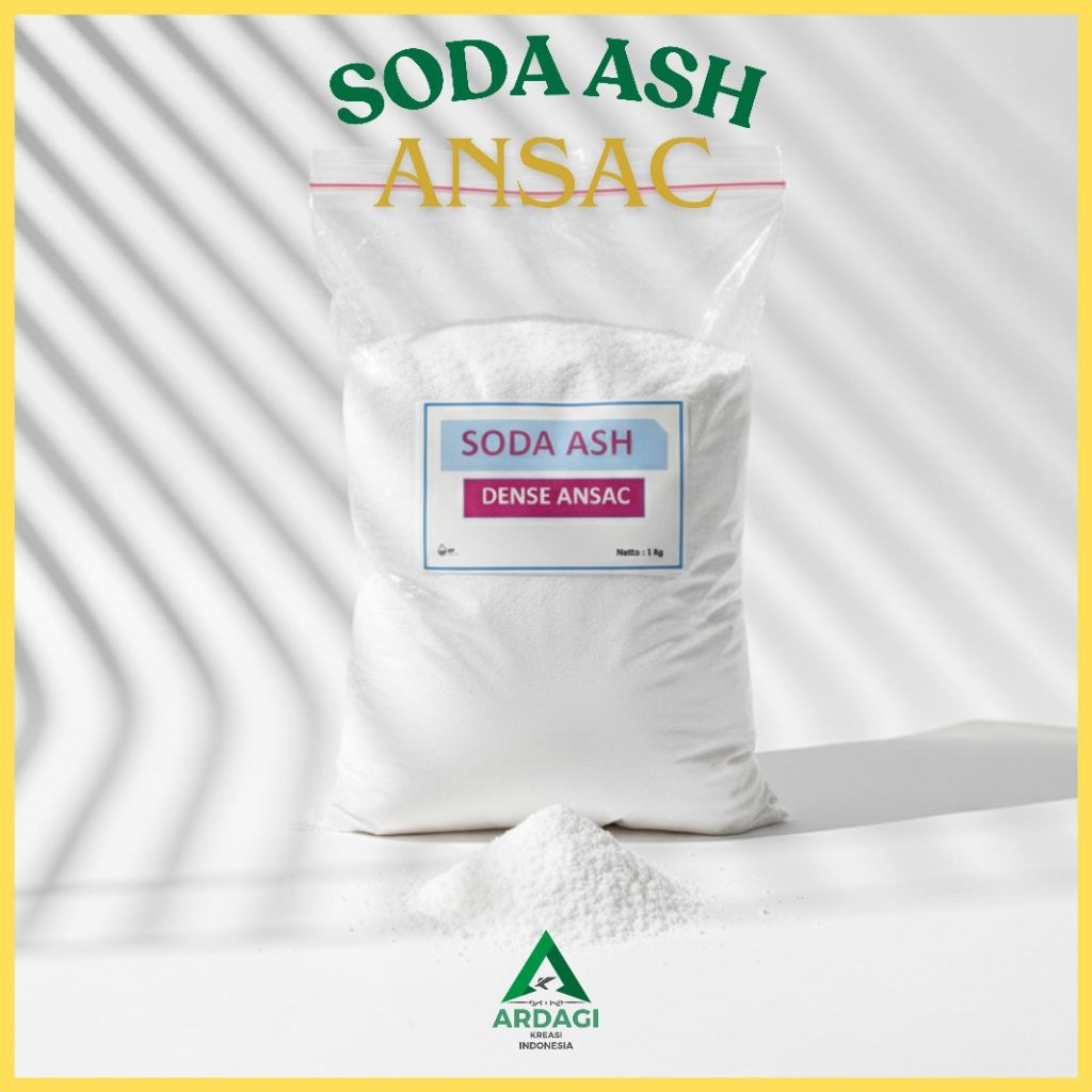 Soda Ash Ansac / Abu Soda Repack - 1Kg