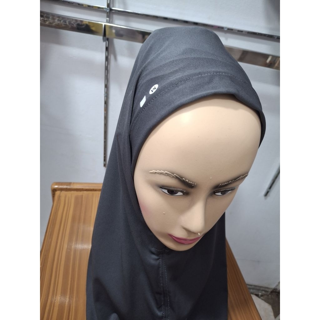 Hijab Bergo Instan Kenan Non Pet  Premium/ Kenan Non Ped