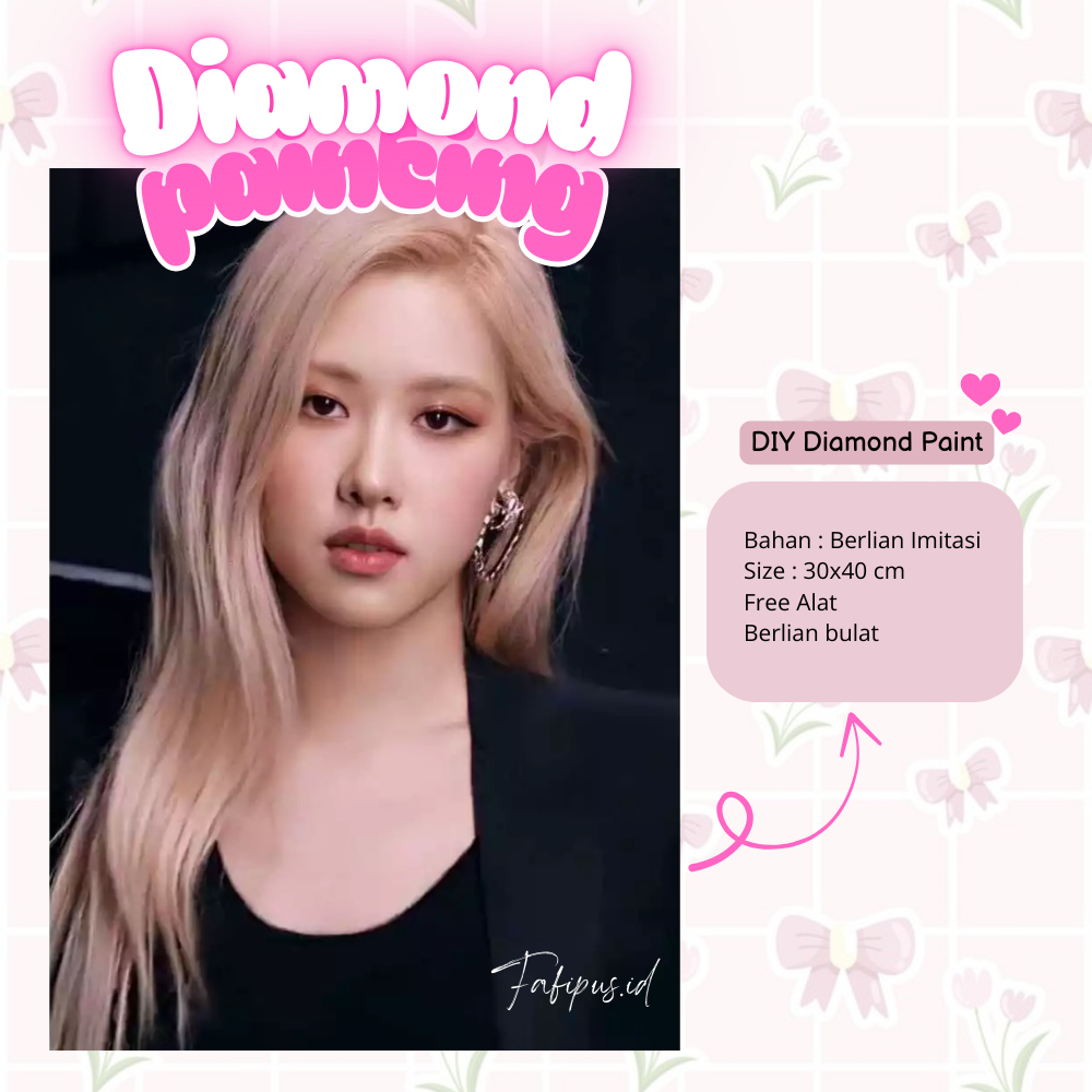 DIY Diamond Painting Blackpink Full Drill 30x40CM 15