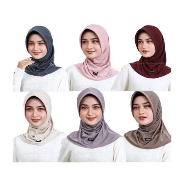 Jilbab Sport Instan jilbab sport pet tebal / bergo sport pet tebal / jilbab instan / hijab bergo pet
