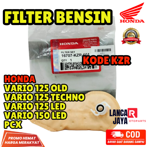 FILTER BENSIN HONDA KZR | AHM HONDA VARIO 125 TECHNO, VARIO 125 TECHNO, PCX ASLI ORIGINAL