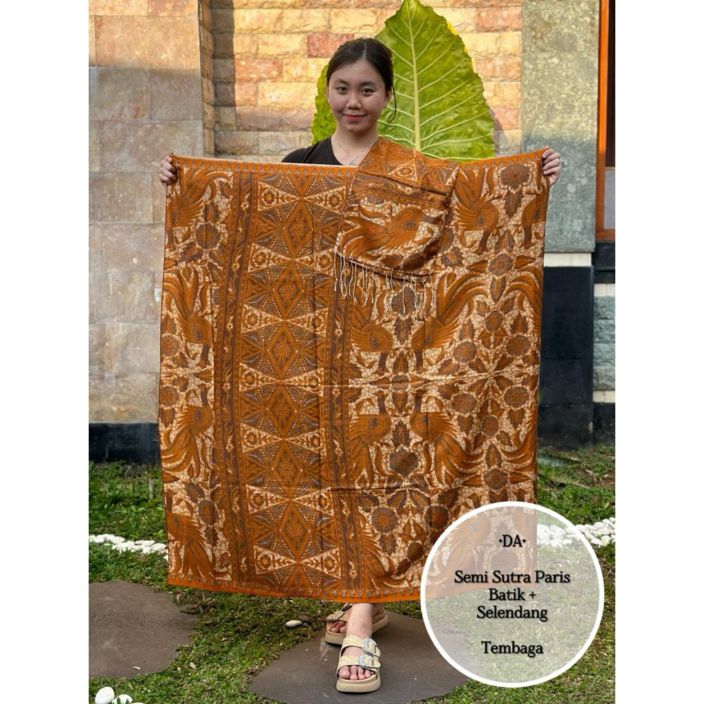 Sutra paris batik selendang