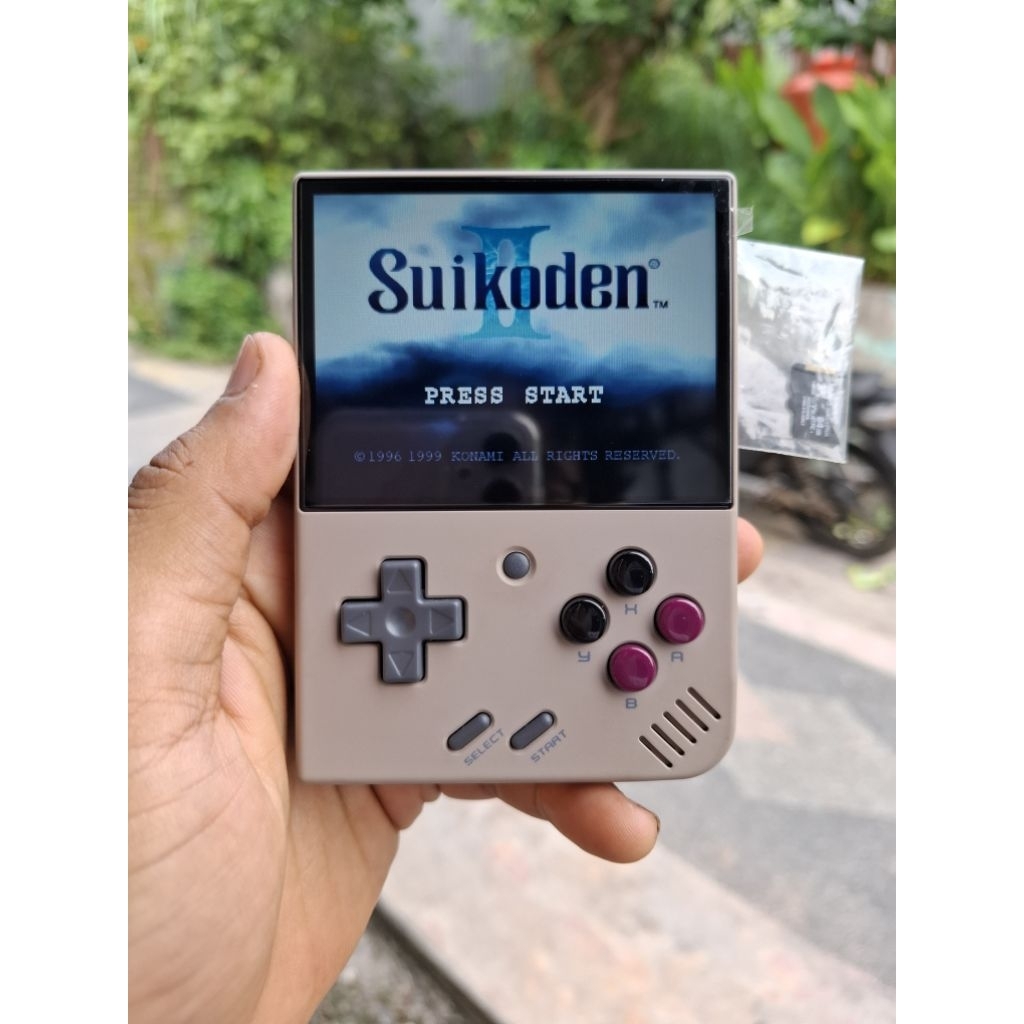 Miyoo mini plus onion os 64GB Warna grey + micro sd original kingston 64GB Onion os