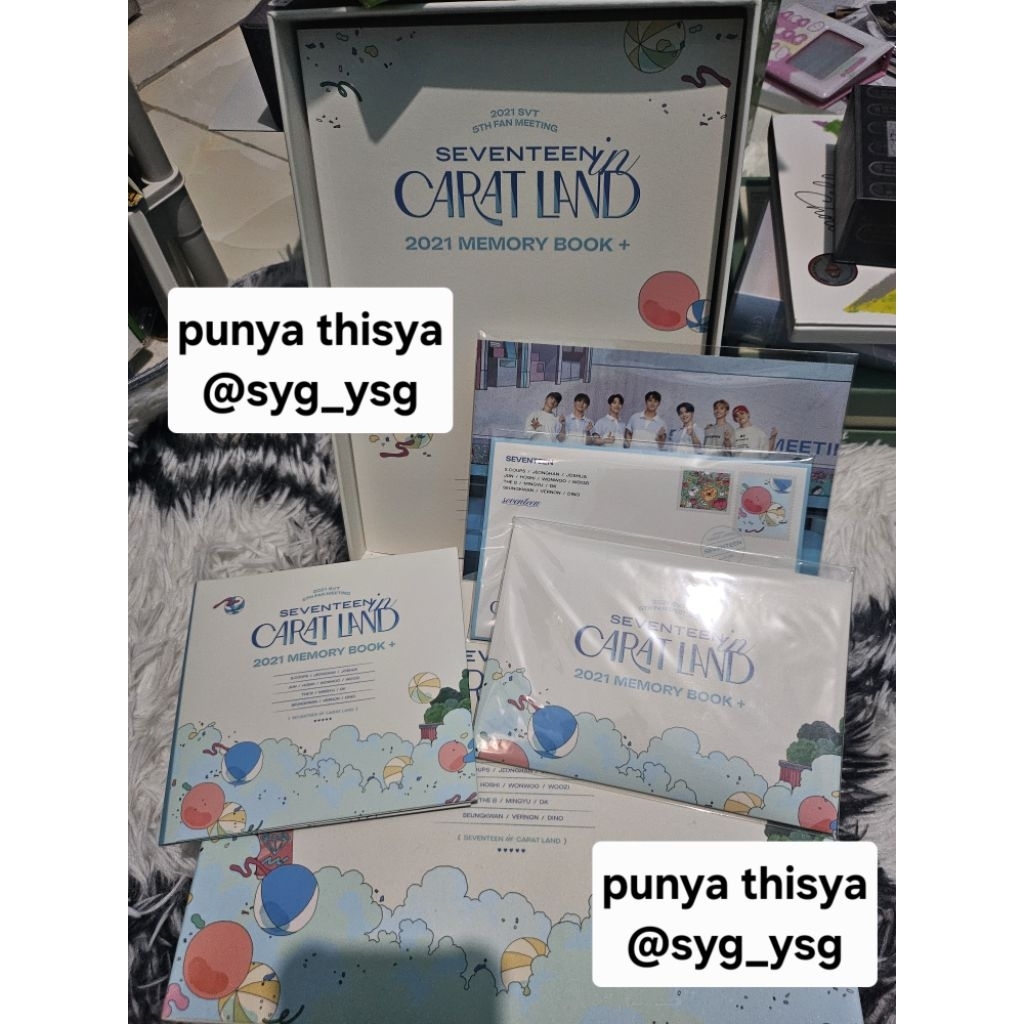 preloved seventeen memory book caratland 2021