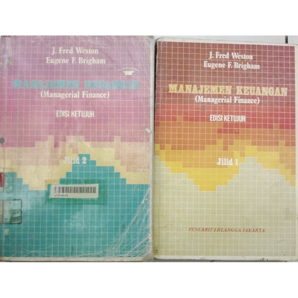 BUKU MANAJEMEN KEUANGAN EDISI KETUJUH FRED WESTON EUGENE BRIGHAM BEKAS ORIGINAL
