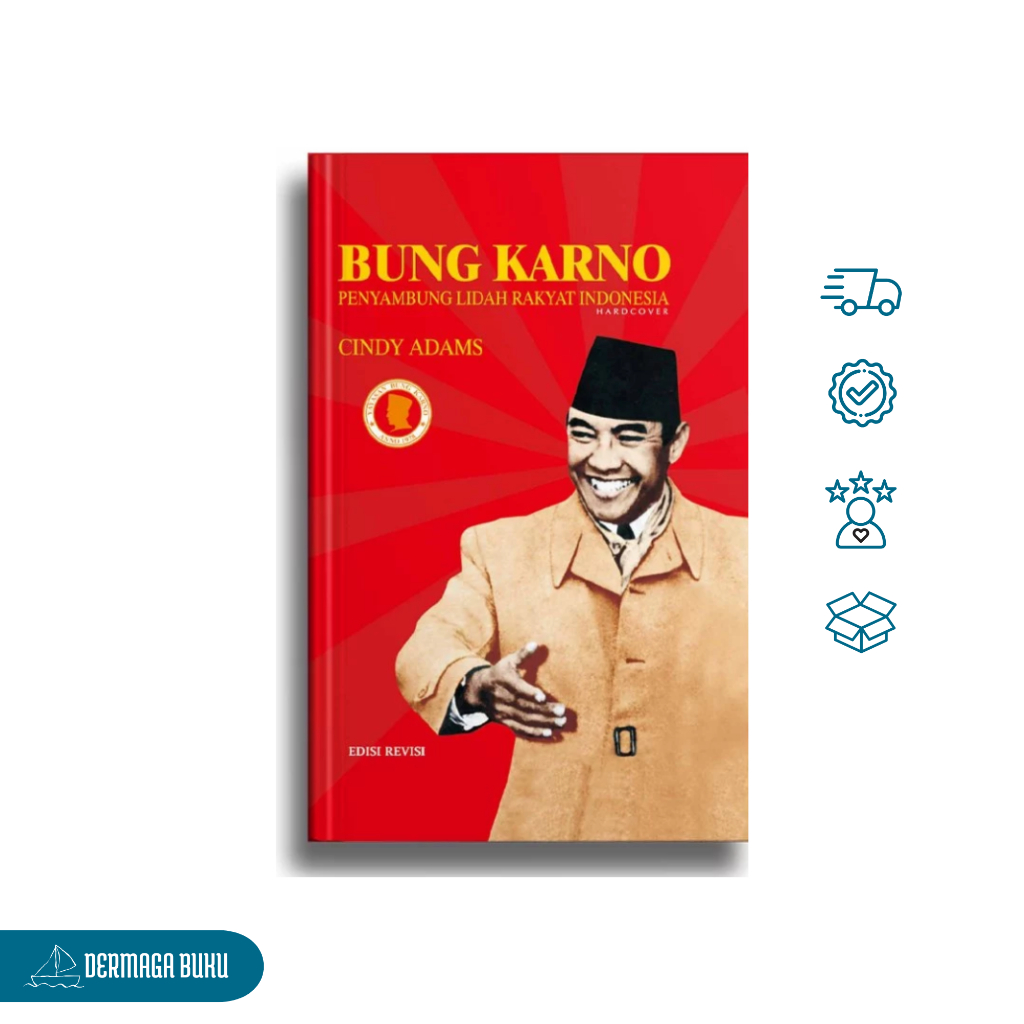 [Original] Buku Biografi Sejarah Spesial Soekarno Penyambung Lidah Rakyat - Cindy Adams Penerbit Nar