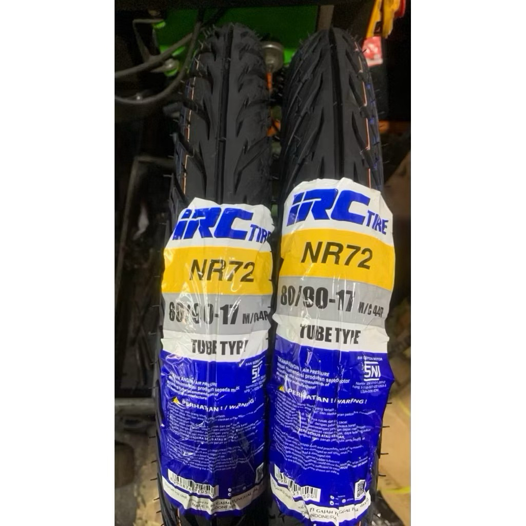 BAN LUAR IRC (80/90-17) TUBE TYPE. REVO, JUPITER, SUPRA