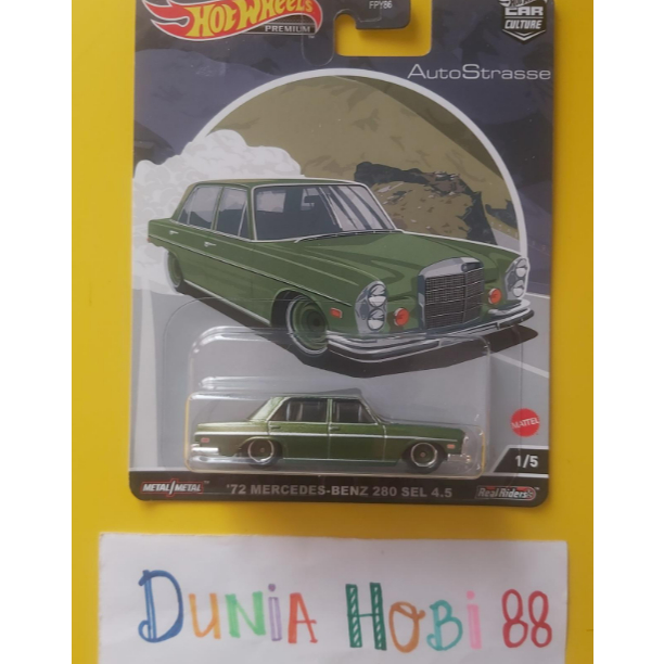 Hot Wheels Mercedes Benz 280 Sel 4.5 AutoStrasse