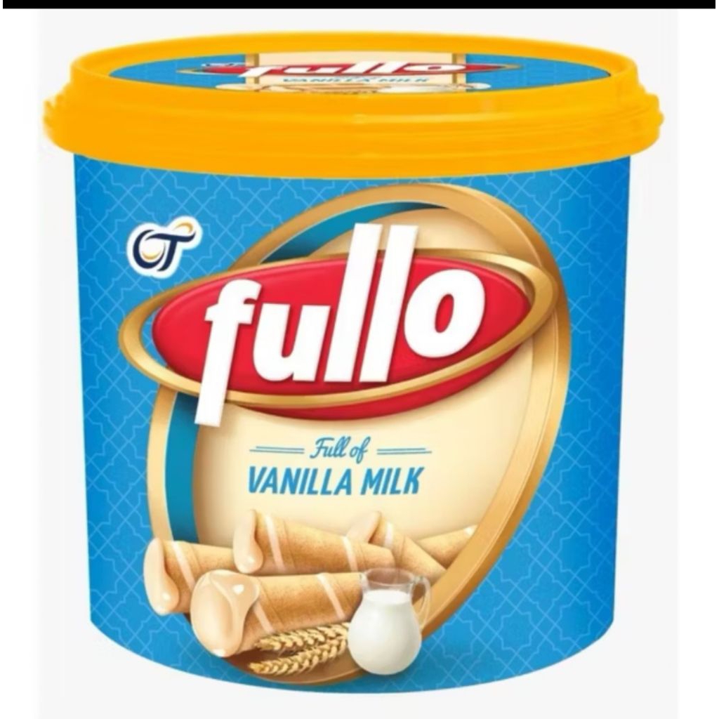 Fullo jar vanilla 200 gram / Wafer fullo jar vanilla 200 gram