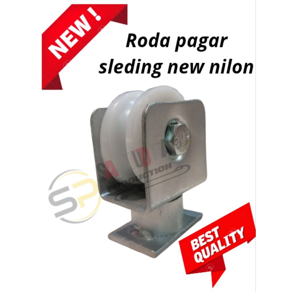 Roda pagar sleding nilon, Roda pagar new sleding nilon