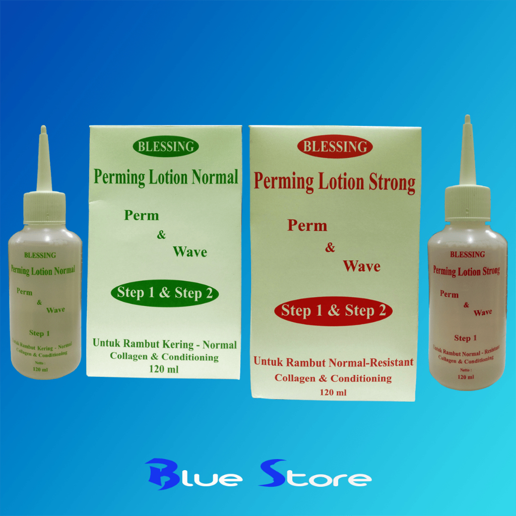 PERM LOTION BLESSING 2 X 120ML | OBAT KERITING 2 X 120ML