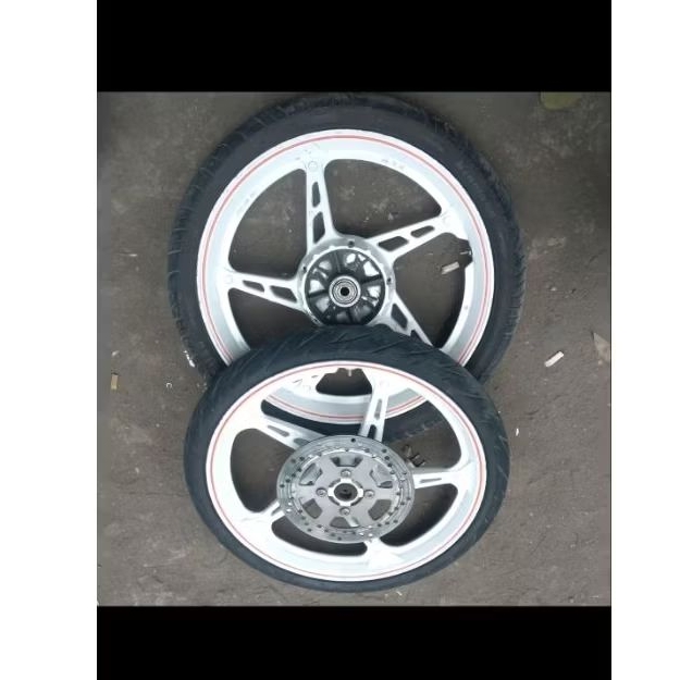 velg pelek depan belakang yamaha jupiter z z1 zz original