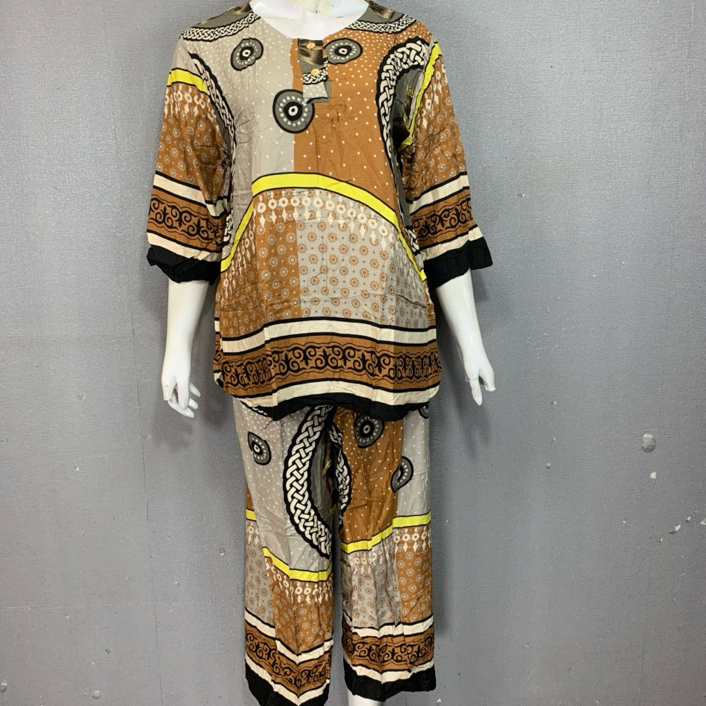 BunnyNightie - Gajah Putih Stelan Batik | Stelan Batik CP Gajah Putih