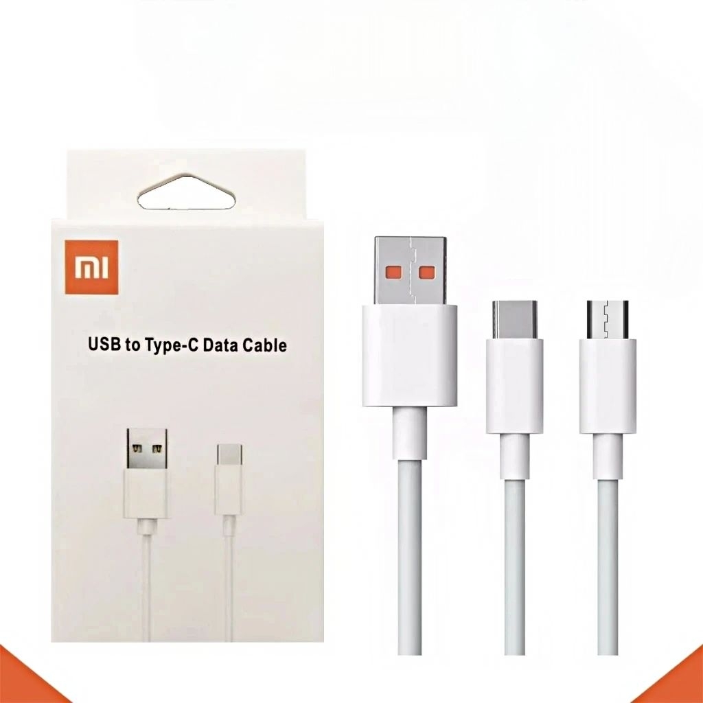 Kabel Data Xiaomi 3A USB To C Fast Charging Original 100%