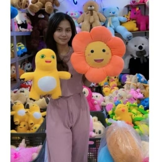 Boneka Paketan Dino Nalong+Bantal Nalong