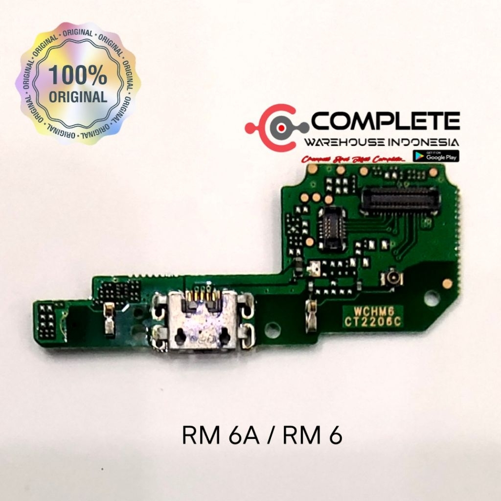 BOARD CAS REDMI 6 / REDMI 6A / KONEKTOR CAS REDMI 6A / PCB BOARD CHARGER REDMI 6 ORIGINAL