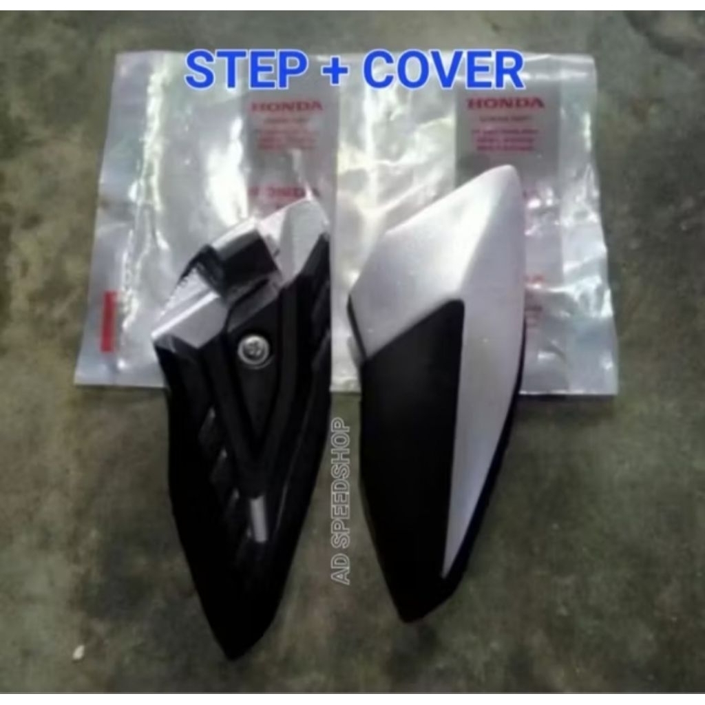 Dudukan Step Postep Belakang PCX 150/160 Step + Cover