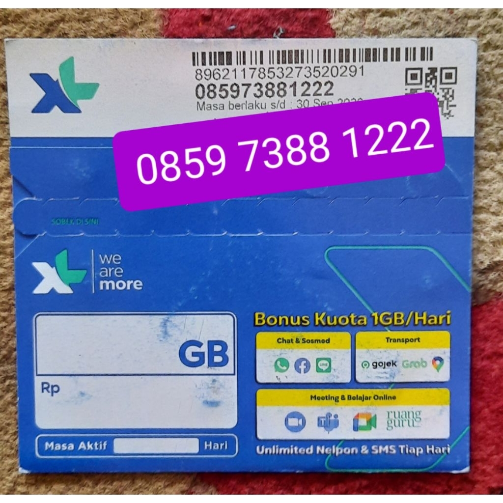 Nomer xl cantik
