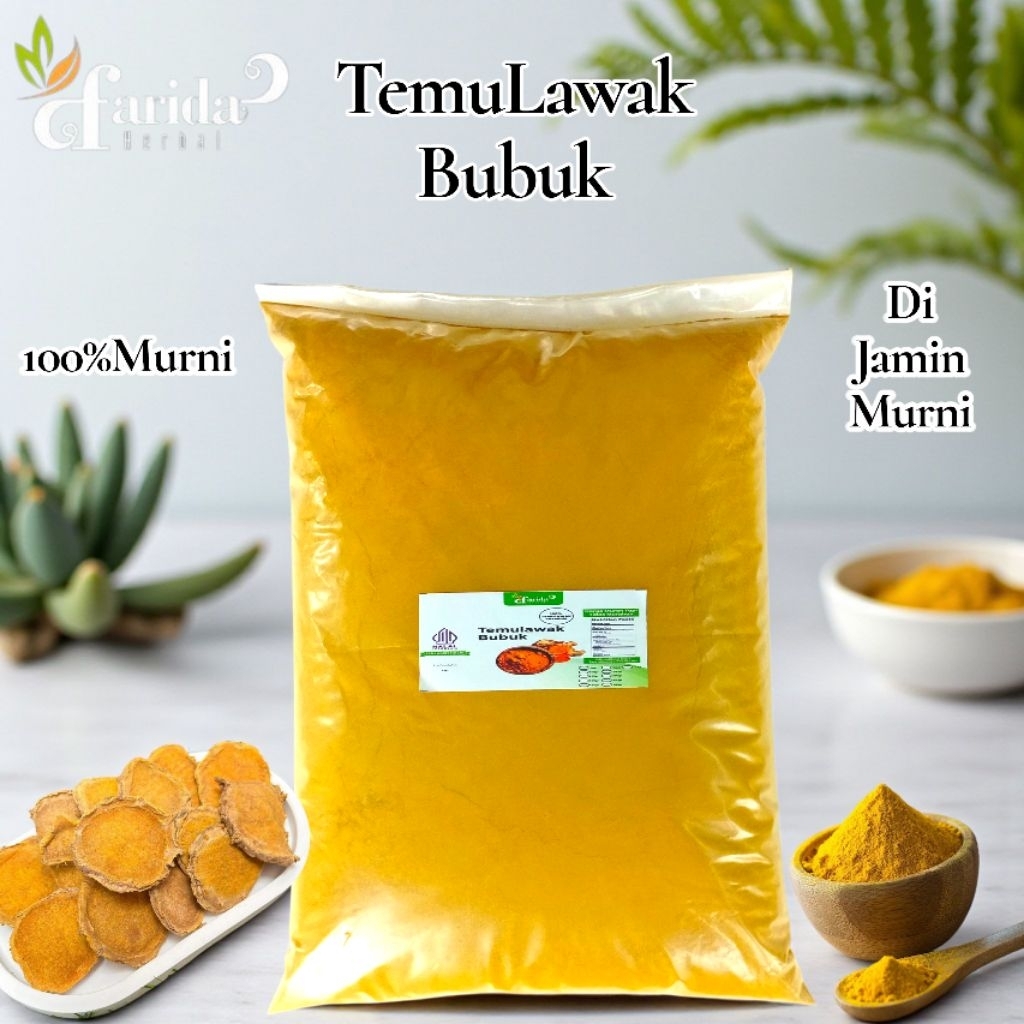 Temulawak Bubuk Murni 1kg