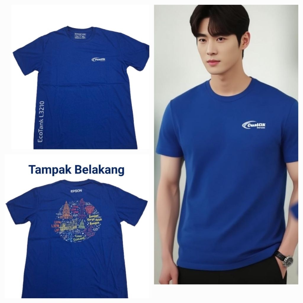 Kaos Pendek Oblong Tanpa Kerah