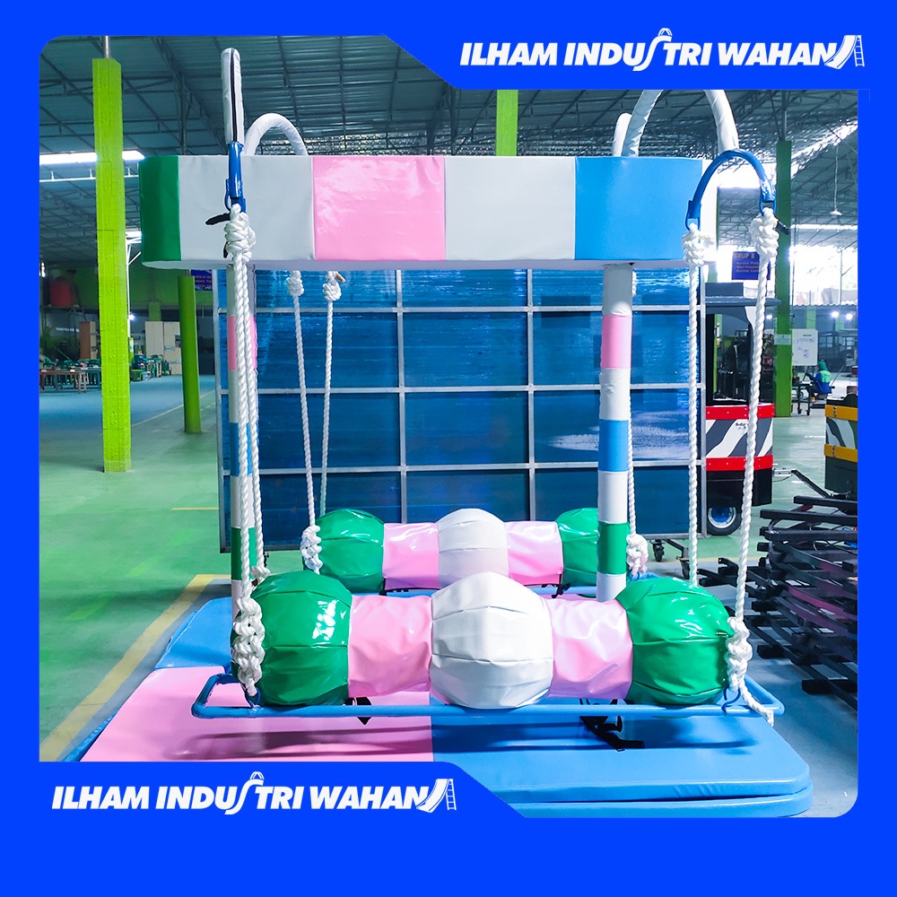Playground Peanut Swing - Wahana playground anak Softplay