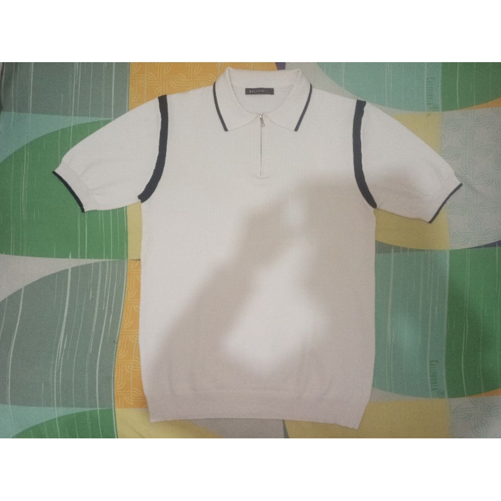 Polo Balvein - Saint Laurent White