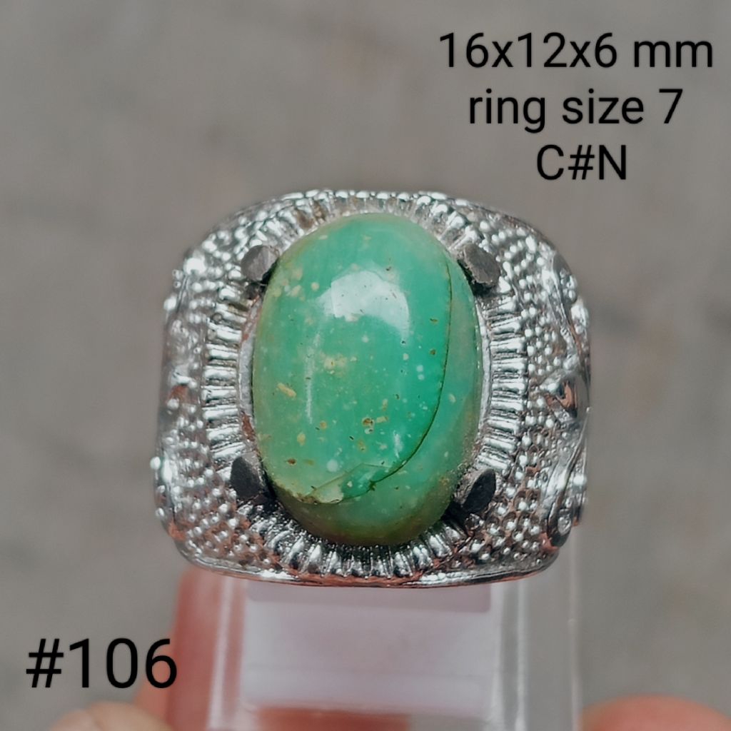batu natural hijau tosca Garut #106