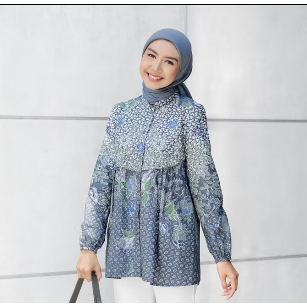 BATIKULA Batik Kerja Kantor Wanita Jumbo size XL