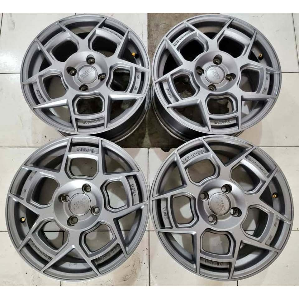 VELG MOBIL SECOND HSR DECA RING 15 LEBAR 6,5 PCD 4X100