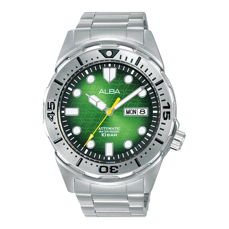 Jam Tangan Pria Tali Rantai Alba AB AL4443