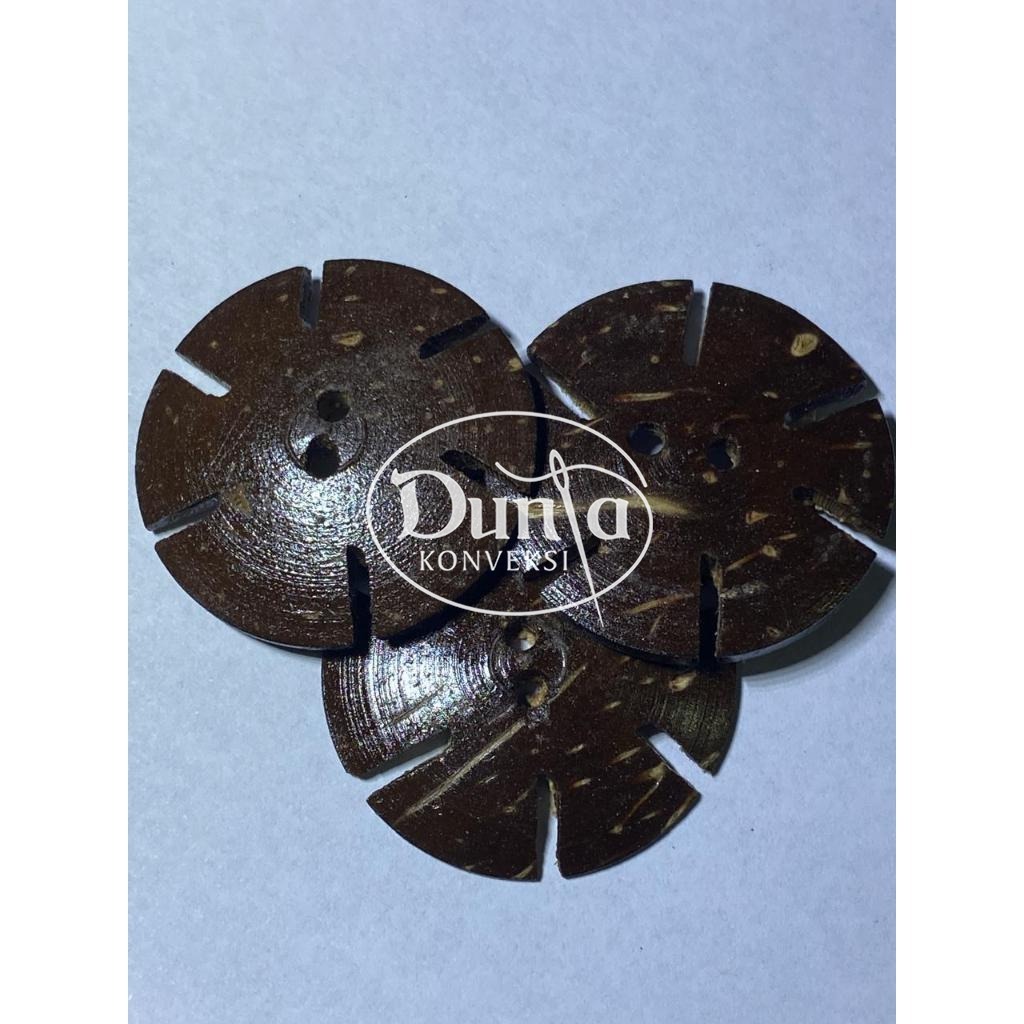 KANCING BATOK PERNIS MOTIF BUNGA 100 PCS