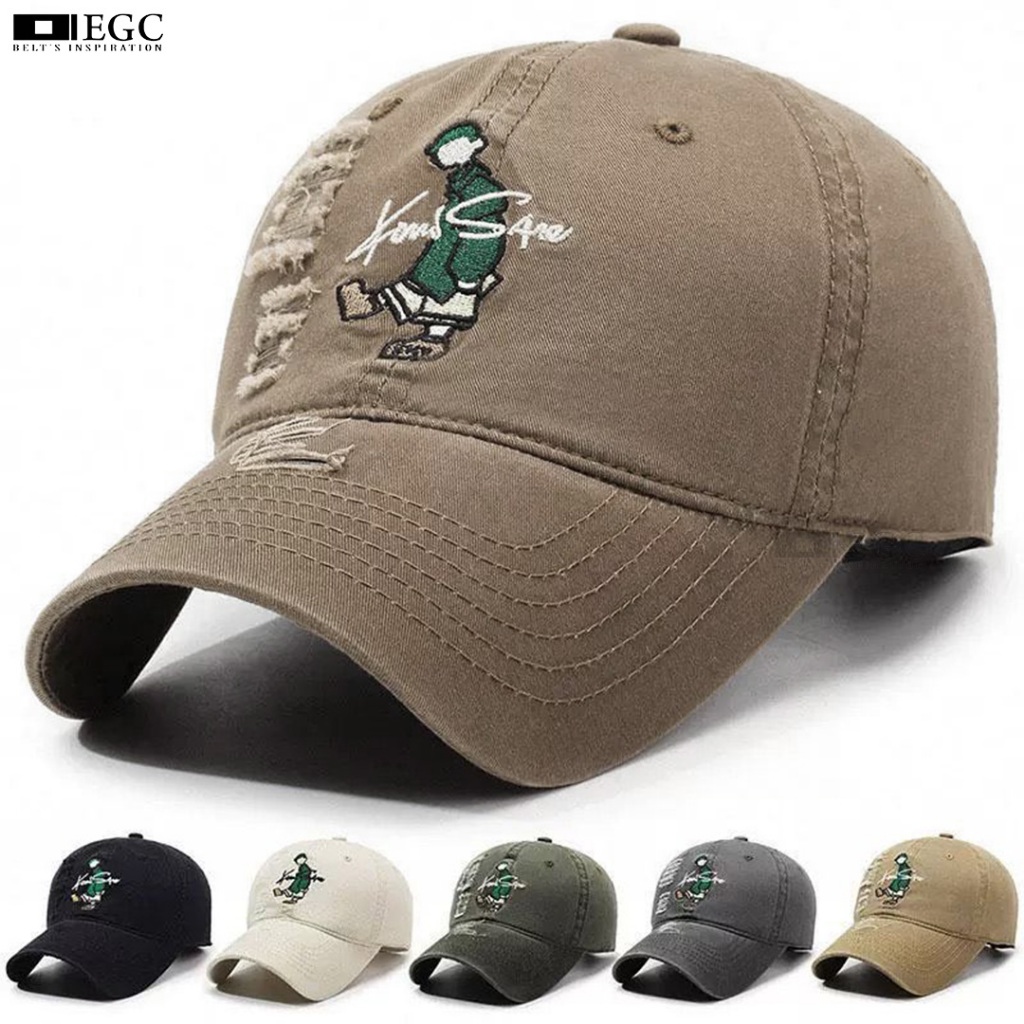 TOPI BASEBALL GRAPHIC ROBEK/ TOPI UNISEX KARTUN / TOPI BASEBALL CAP KARTUN - TPI-32