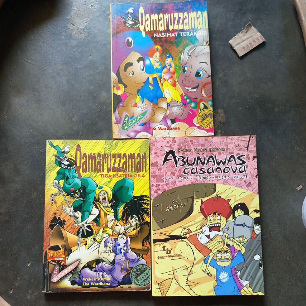 Komik 1001 malam Qamaruzzaman & abu Nawas Casanova bahasa Indonesia