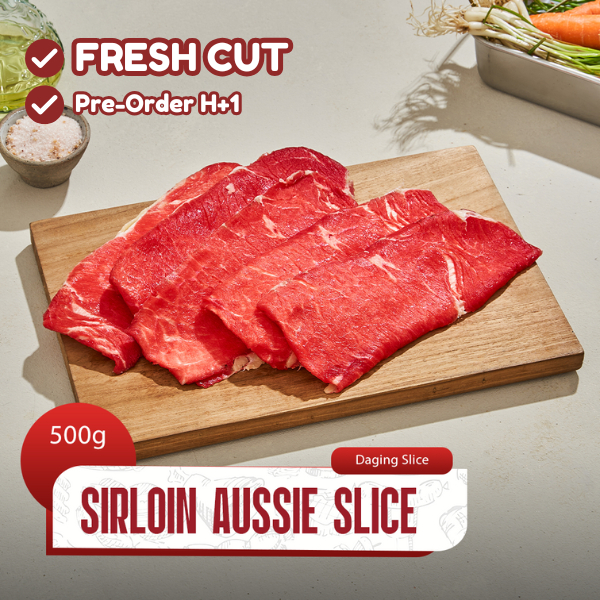 Daging Sapi Premium Slice Striploin/Sirloin Frozen Food Halal 500gr AUS - Daily Beef Bekasi