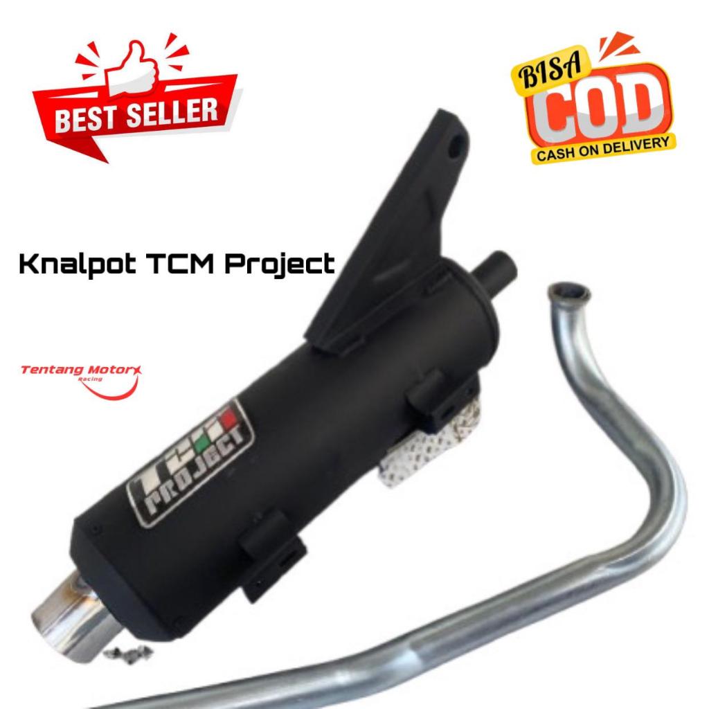 Knalpot Standar Racing TCM Full Bass Vario 110, Vario 125, Vario 150, Beat Fi, Beat Karbu, Beat Pop,