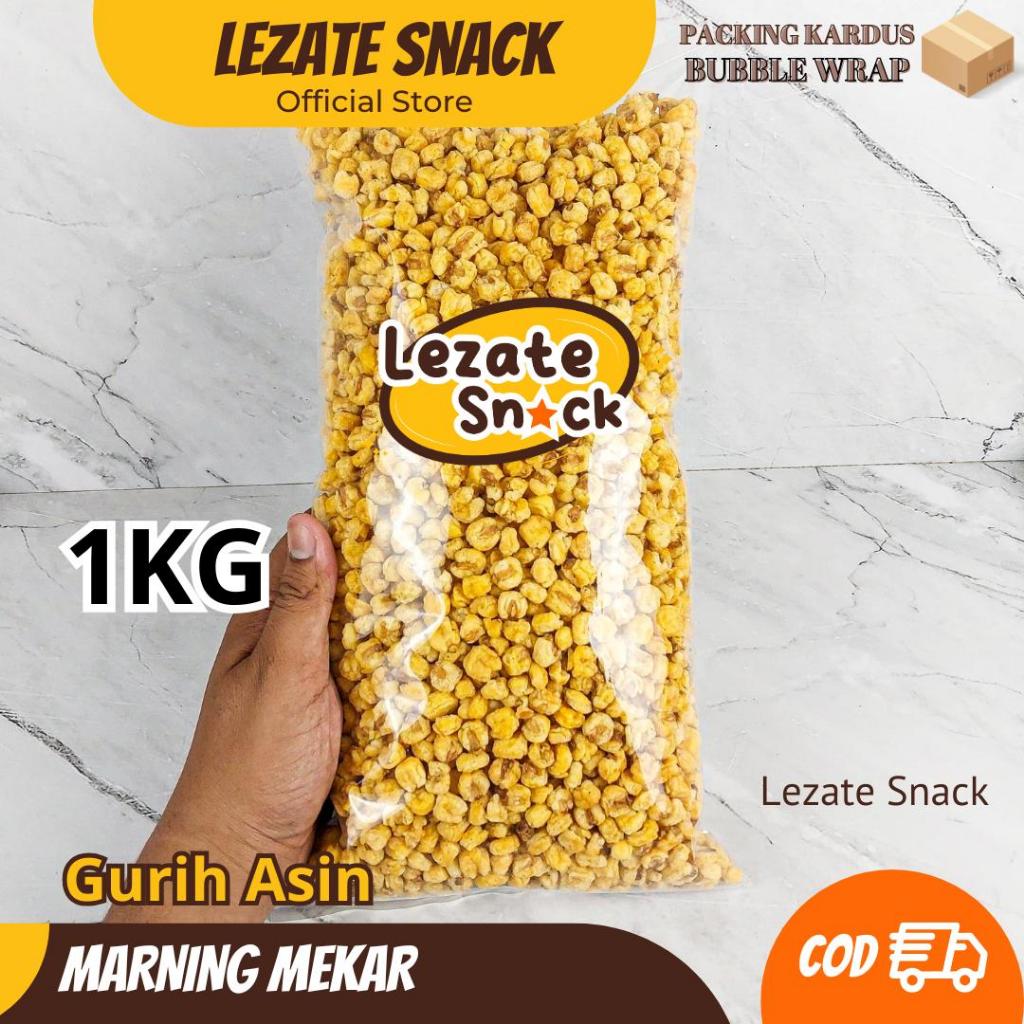 

Marning Jagung Gurih Asin Mekar 1KG Premium Kiloan Gurih Renyah Enak Murah / Emping Jagung Marneng Jagung Gepuk Asin Food Popcorn Snack Cemilan Camilan WAP SNACK