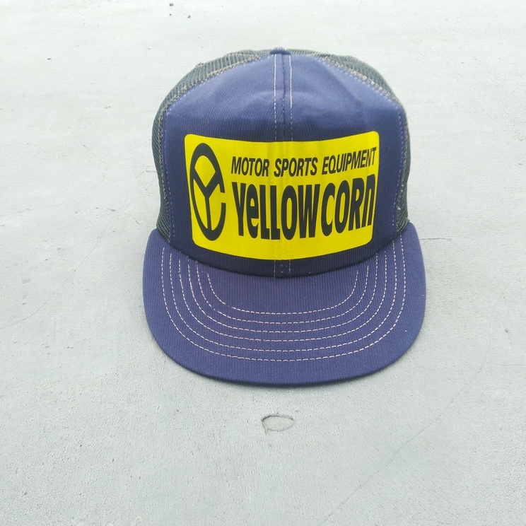 Topi Murah Topi Second Topi Vintage Topi Racing Topi Tucker Topi Yellow Corn