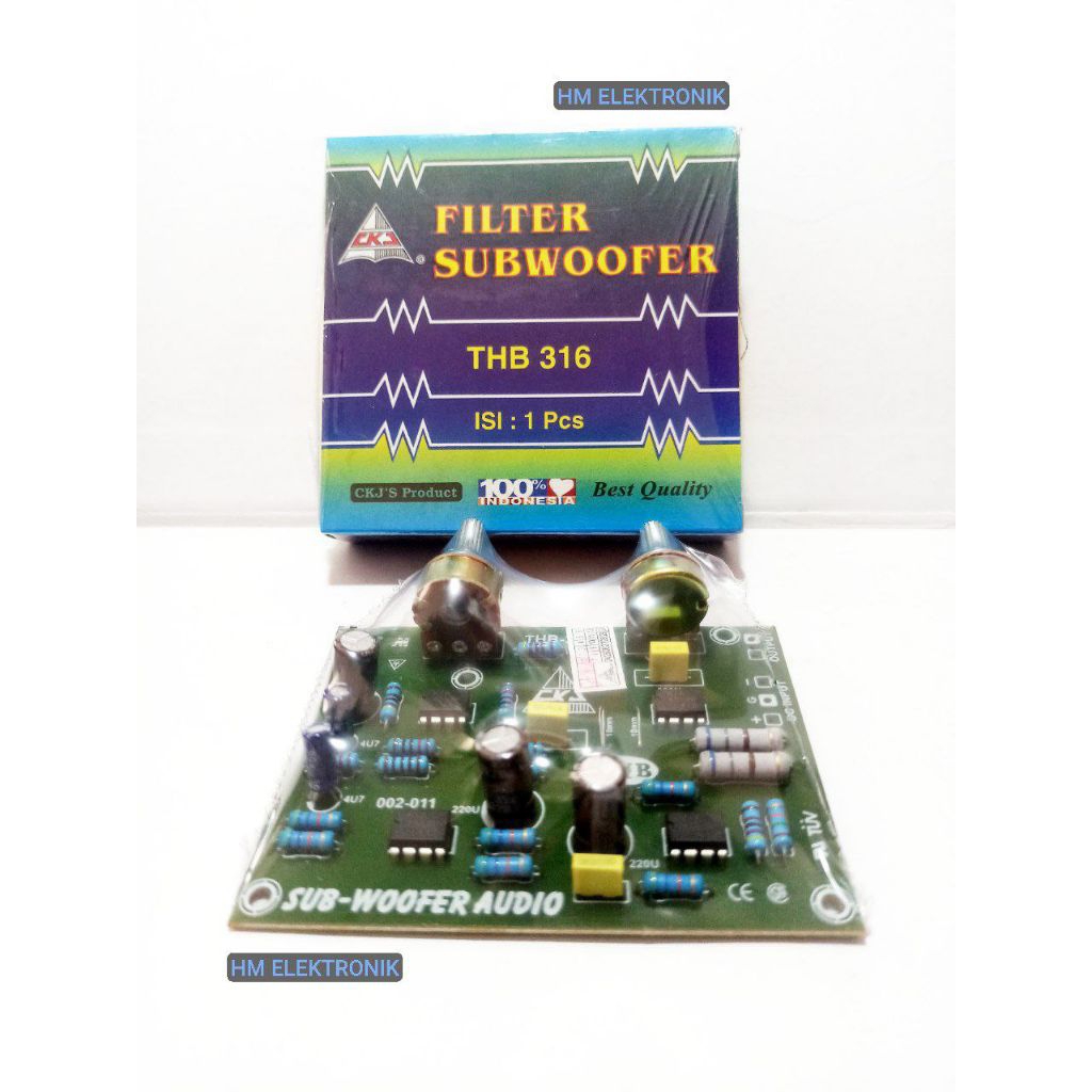 Kit Filter Subwoofer THB 316 CKJ Filter 2 Potensio CKJ