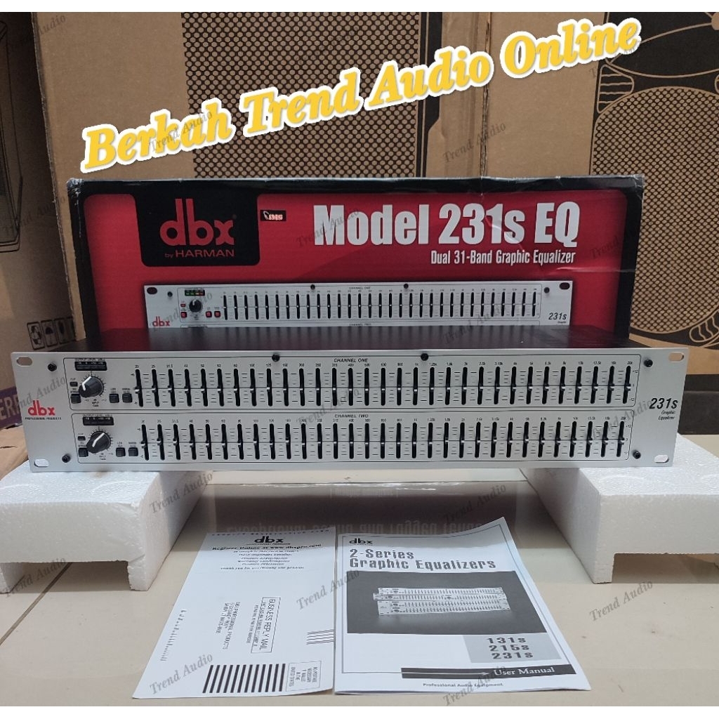 Equalizer Audio Systeam dbx 231 S Original Resmi