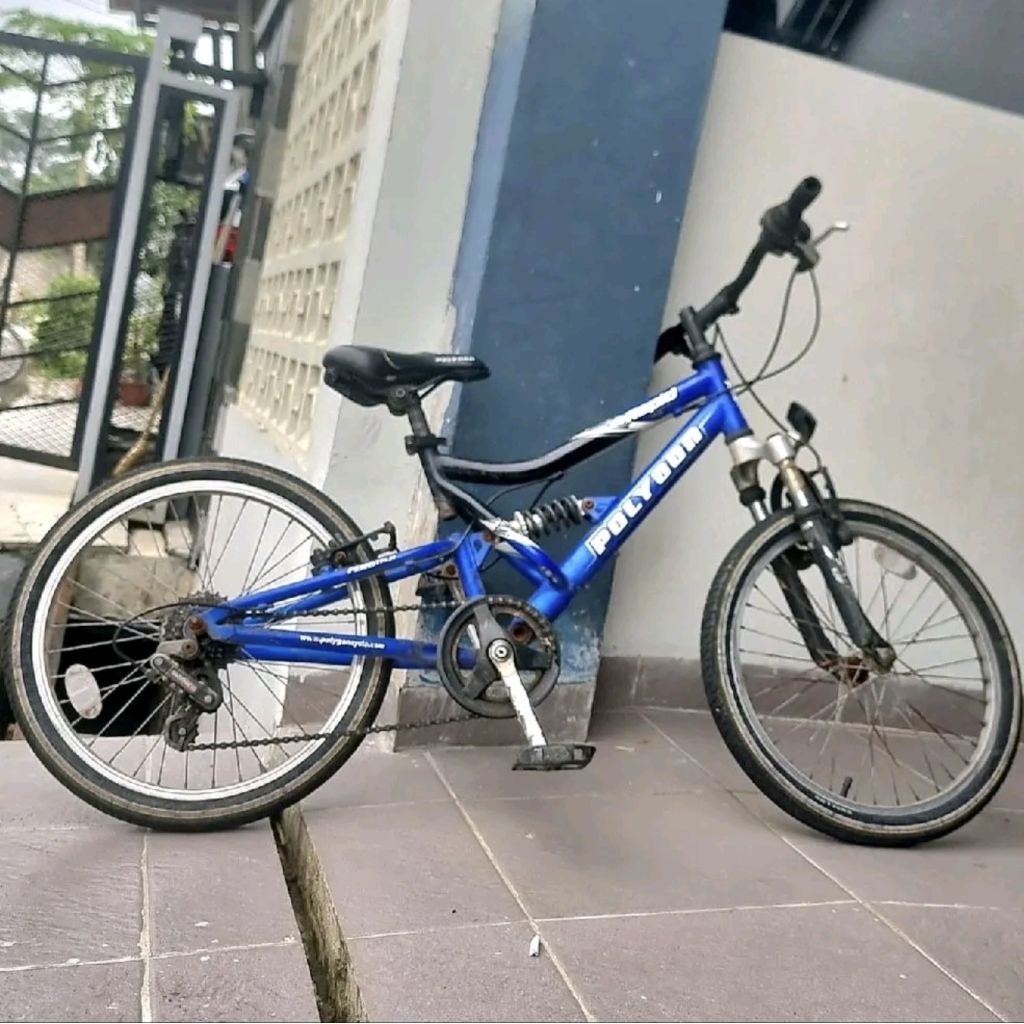 POLYGON 20inch Rapid sepeda anak dgn shockbreaker tengah ex prmakaian