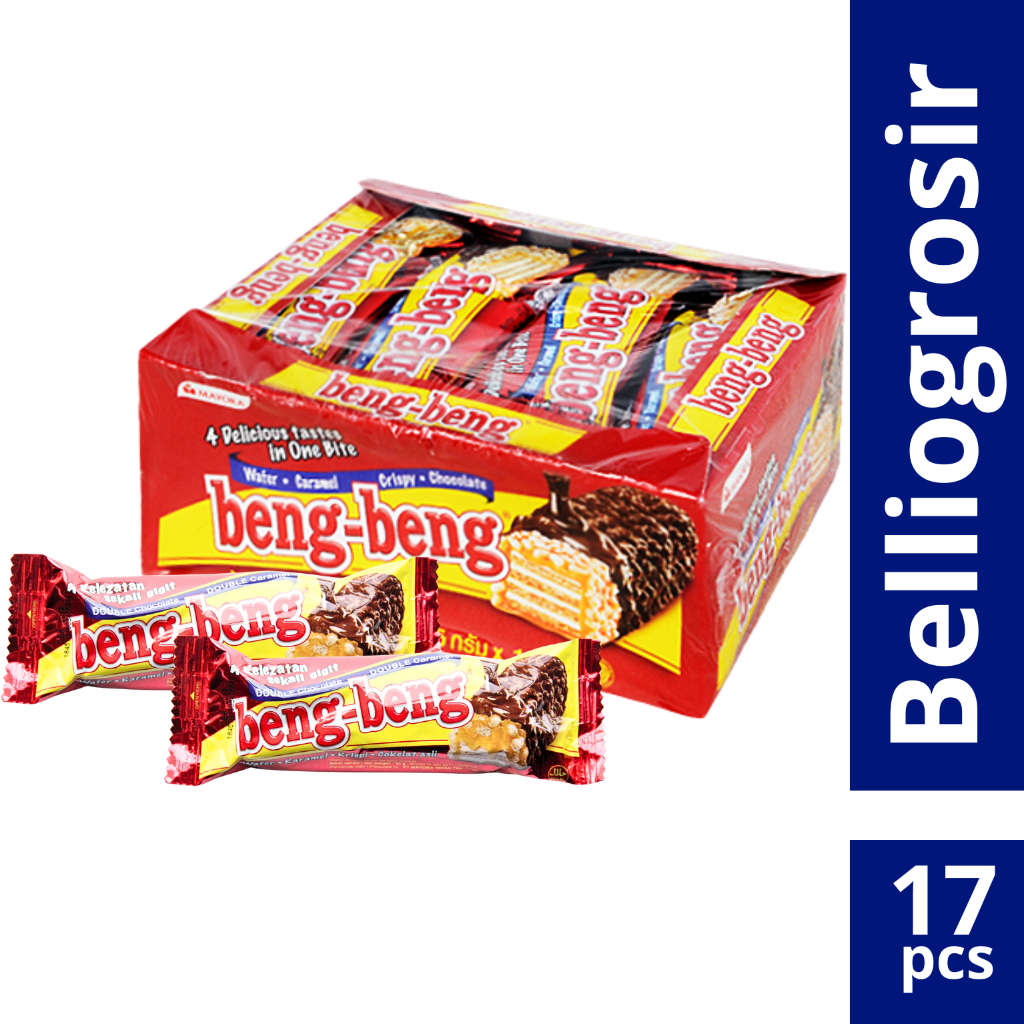 

BENG BENG Wafer Karamel Krispi 25GR isi 17pcs/pak