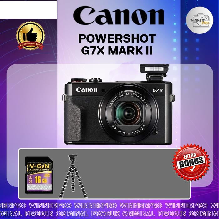 CANON POWERSHOT G7X MARK II DIGITAL CAMERA - CANON G7X MARK 2