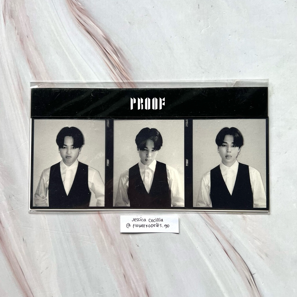 BTS JIMIN PROOF TRIPTYCH POB OFFICIAL