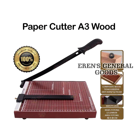 

TERMURAH! Paper Cutter / Alat Pemotong Kertas HVS ID Card Dan Sticker Serbaguna Premium