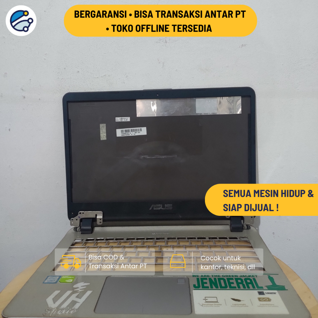 Casing Bawah Laptop / Bottom Case Laptop / Housing Body Laptop Bawah / Keyboard Laptop Copotan / Fra