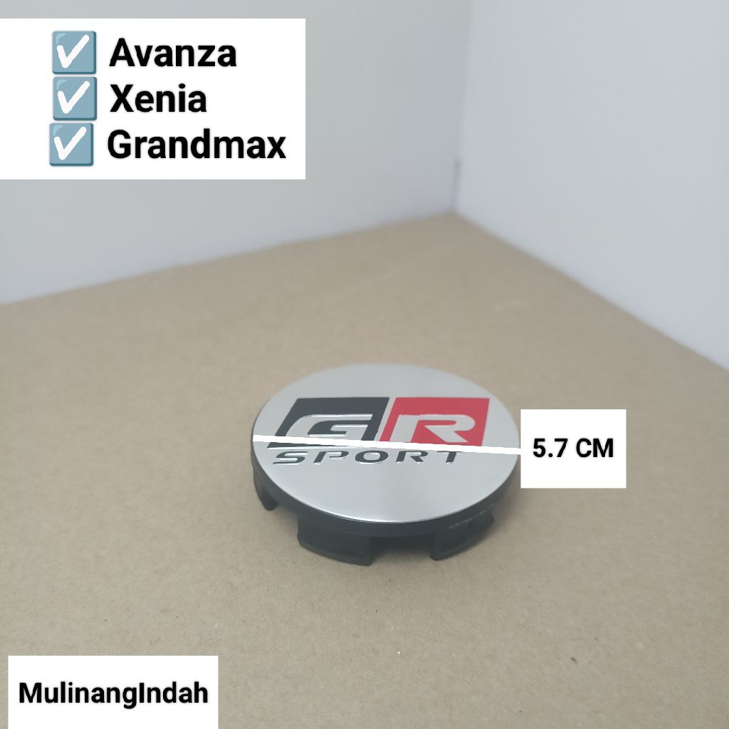 Dop roda tutup velg mobil Avanza, Xenia, Grand Max diameter 5.7 cm