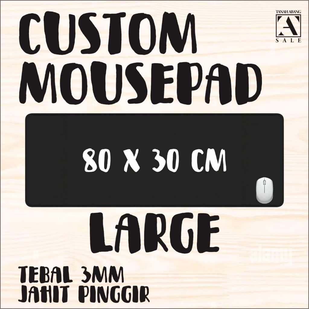 CUSTOM MOUSEPAD LARGE UKURAN BESAR 80 X 30 CM PLAYMAT ANIME GAMING TEBAL 3MM MURAH PREMIUM